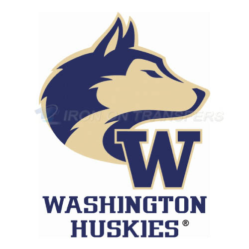 Washington Huskies Logo T-shirts Iron On Transfers N6899 - Click Image to Close